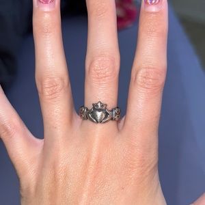 James Avery Adorned Claddagh Ring- Size 7 (approximately)